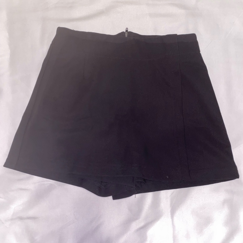 In Charge Black Skort